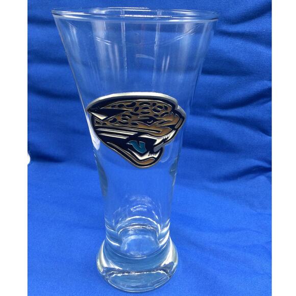 Officially Licensed NFL Jaguars Collectible Drinkware Set of 2 in Box - Picture 3 of 5